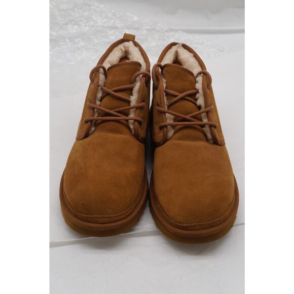 UGG Neumel Men's Chukka Boots Size 15 Chestnut Suede Sheepskin Lined - Picture 3 of 11